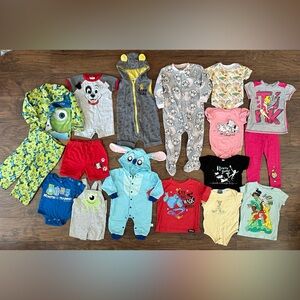 Disney Mixed Bundle Lion King Monsters Inc Stitch Dalmatians Peter Pan Tink